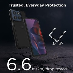 Motorola Moto G Stylus (2025/2026) Rugged Protective Bundle with Phone Case & Gl