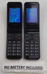 (2x) Maxwest Neo Flip LTE (GSM Unlocked) Dual SIM Flip Phones – *PLEASE READ*