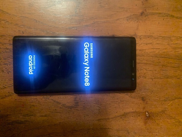 Samsung Galaxy Note8 SM-N950U, 64GB,Unlocked,Medium Shadow.  Working condition