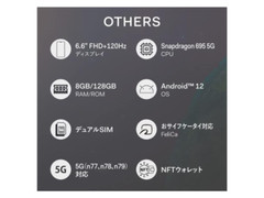 HTC Desire 22 Pro Dark ROM 128GB 8GB RAM (FACTORY UNLOCKED) 6.6&Prime; 64MP JAPAN NEW