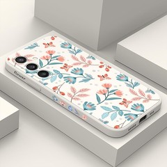Samsung Galaxy S23 FE 5G Phone Cover Internal Flocking Soft Silicone Case – Leaf