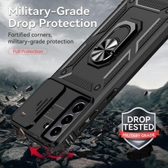 For Samsung Galaxy S21 Plus Case w/Screen Protector and Military Grade Cover
