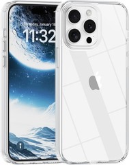 Crystal Clear for iPhone 14 Pro Max case, Anti-Yellowing, Shockproof Slim Clear