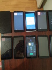 Lot of 10 Mixed Brand WIKO U316AT/SKY Elite p55Max and other Smartphone For part