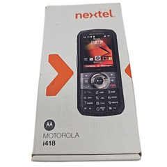 Motorola Nextel i418 Bar Cell Phone GPS MP3 Bluetooth 2MP MicroSD 2.2&Prime; Kit