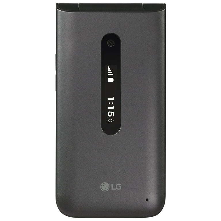 LG Classic 4G VoLTE 8GB Basic Flip Phone for TracFone +GSM Unlocked (L125DL)