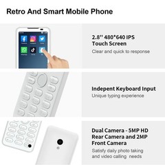 Unlocked MINI QIN F21 PRO 4G LTE Android 11 Smartphone QWERTY Keyboard Mobile
