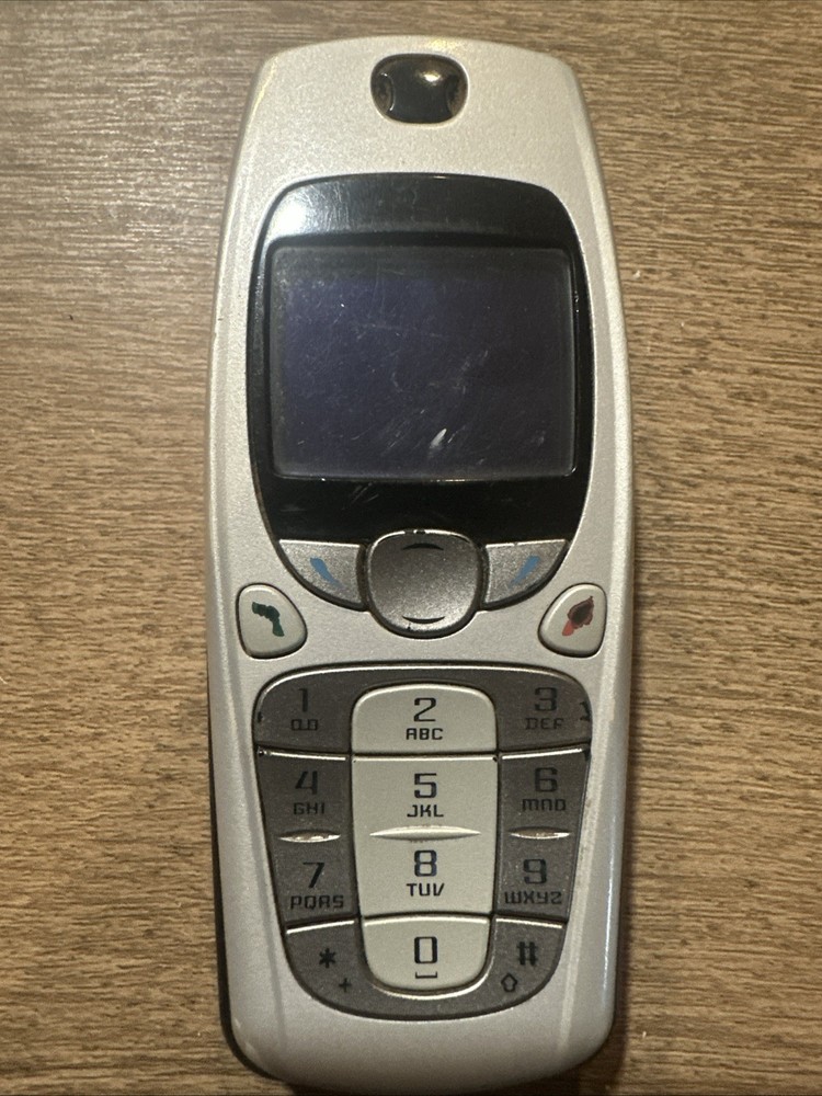 Nokia 3560 Gray and Black AT&T TDMA Cellular Phone Untested As Is