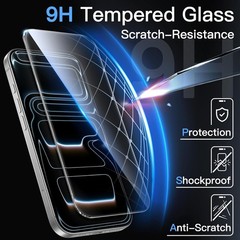 Screen Protector for iPhone 17 Pro Max 6.9-Inch, Tempered Glass Film, 3-Pack