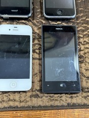 Apple iPhone Phone Lot (6) Used – No Chargers – Untested