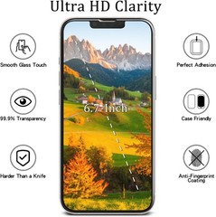 2PCS Screen Protector for iPhone 13 Pro Max Anti-Scratch Bubble Free Easy Insta