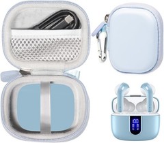 TAGRY X08 True Wireless Bluetooth Earbuds with 60H Charging Case & Mesh Pouch