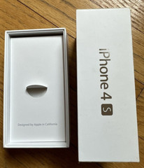 Apple iPhone 4S 16GB White Empty Replacement BOX ONLY-