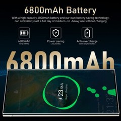 New S23 Ultra Unlocked Android 13 Smartphone 128GB Dual SIM Mobile Phone 6800mAh