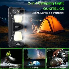 OUKITEL G5 Rugged Smarphone 16GB/256GB 6300mAh Camping Light Dual SIM 4G IP68