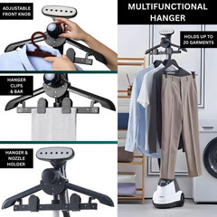 True & Tidy® Commercial Garment Steamer – Heavy Duty 1800W for Home & Commercial