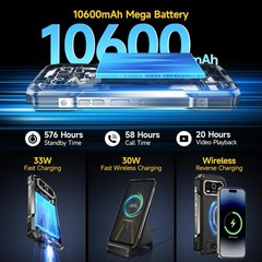 Ulefone Armor 27T PRO 5G Rugged Phone Thermal Imaging 24GB/256G 64MP NV 10600mAh