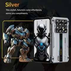 OUKITEL WP60 5G Rugged Phone 24GB+256GB 7.2&Prime; Display 10000mAh Android15 T-Mobile