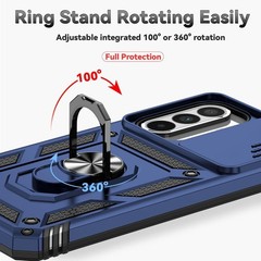 Phone Case for Samsung Galaxy A36 5G/A56 5G with HD Screen Protector & Kickstand