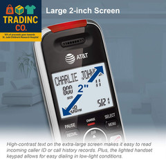BL102-4 DECT 6.0 4-Handset Cordless Phone for Home with Answering Machine, Call
