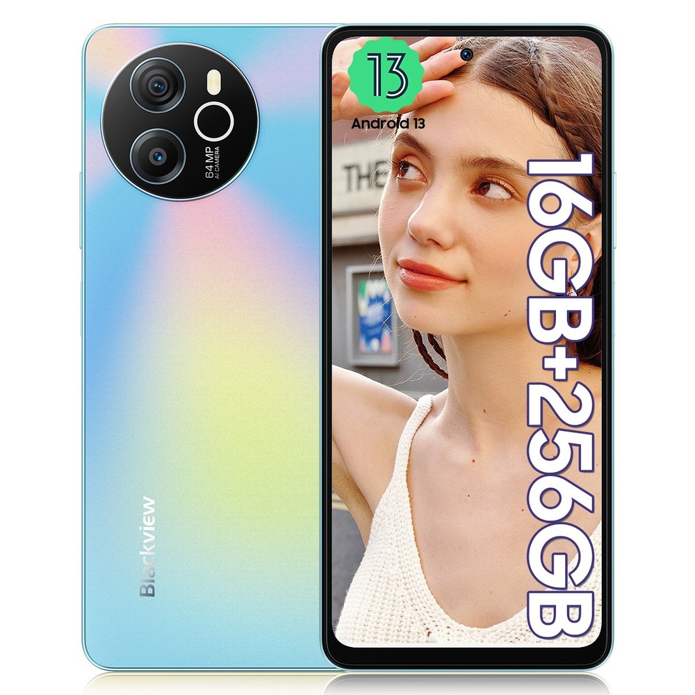 Blackview SHARK 8 Smartphone 16GB+256GB 6.78&Prime; 120Hz Android 13 5000mAh NFC 64MP