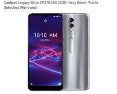 Used Coolpad Legacy Brisa CP3706AS Boost Mobile Unlocked