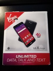Virgin Mobile LG X Charge Smartphone LGSP320AVP Titan Black 16GB Phone