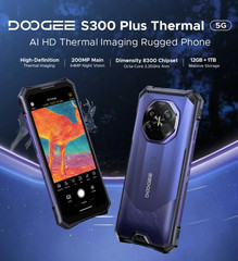 Doogee S300 Plus Thermal 5G 6.78&Prime;(12+36)/1TB Walkie Talkie 11000mAh By FedEx