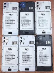 LOT OF 6 x UNLOCKED SKY Devices Elite P55 Max 4G LTE Dual SIM Smart Phones **