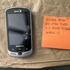 Samsung Moment SPH-M900 Sprint Slider QWERTY Android 3.2in 3.2MP Black