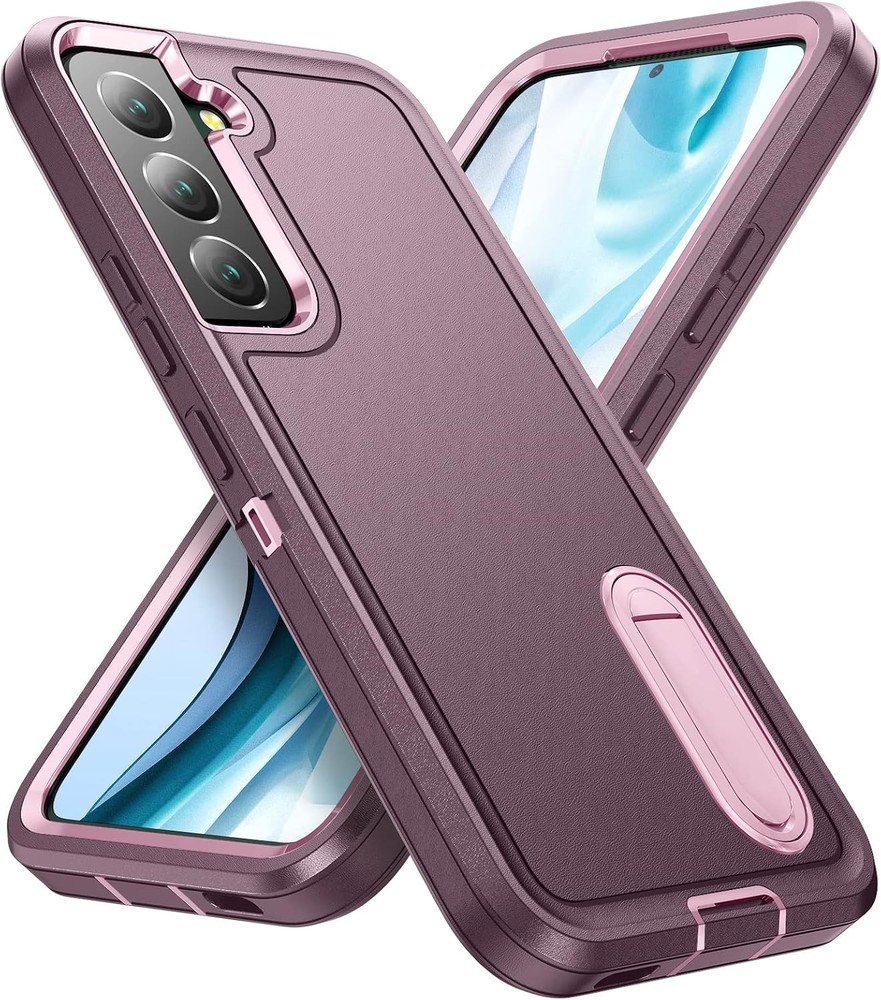 Samsung Galaxy S22 Plus Case with Kickstand 3-Layer Military Grade Protective Co