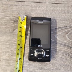 LG GU295 AT&T Cellular 3G Slider Push To Talk Cellular Mobile Phone Black