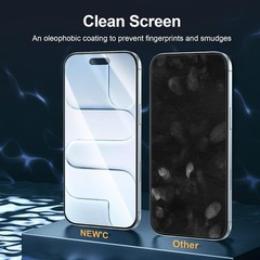 3PCS Screen Protector for iPhone Air/iPhone 17 Air 6.5 Inch Tempered Glass Case
