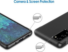 Slim Fit Case for Samsung Galaxy S20 FE 5G 6.5-Inch, Thin Phone Cover, Black