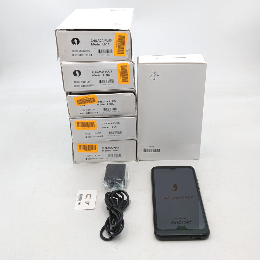 Hot Pepper Chilaca Plus L60A 32GB Great Condition | Black | US CELLULAR Lot of 6