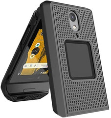 Case for CAT S22 Smart Flip (16GB)2.8 Touchscreen Rugged Cell Phone Case Black