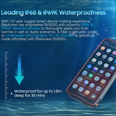 Blackview BV9300 4G LTE 6.7&Prime; Rugged Cell Phone Android Mobile Measuring Outdoor