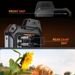 4G LTE Android 13 Rugged Smartphone NFC Mobile Waterproof 128G POC UNIWA W999