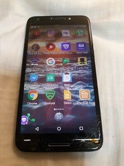 Alcatel A30 Fierce 5049Z (Black 32GB) MetroPCS CRACKED GLASS PARTS & REPAIR