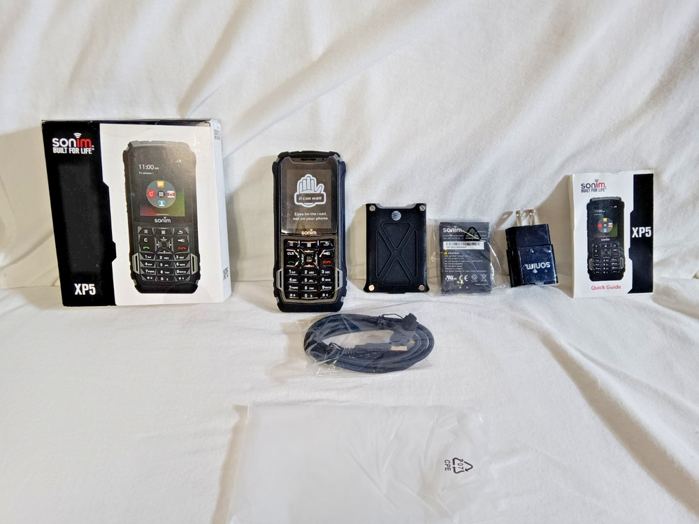 AT&T OPEN BOX NEW SONIM XP5 XP5700 4G LTE ULTRA RUGGED PUSH TO TALK PHONE!!