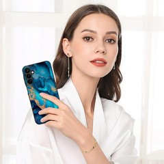 Glow in the Dark Slim Fit Case for Samsung Galaxy A15 5G, Hybrid PC TPU Bumper C