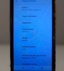 Nuu A7L Mobile LTE Mobile Android Phone Model N5002L Black