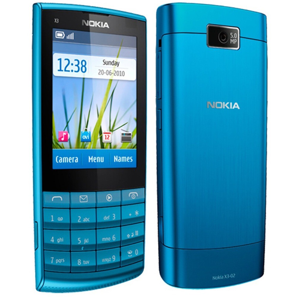 Nokia X3-02 TouchScreen WIFI MP3 5.0MP 2G FM Mobile Phone GSM Unlocked used