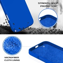 Case for iPhone 16 Pro Max 6.9 » Smooth Liquid Silicone Soft Gel Rubber Cover
