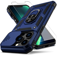 for iPhone 13 Pro Max Case,with Camera Lens Cover HD Screen Protector,[Military
