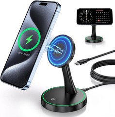 15W Wireless Fast Charger Pad for iPhone 17/16/15/14/13/12 Series
