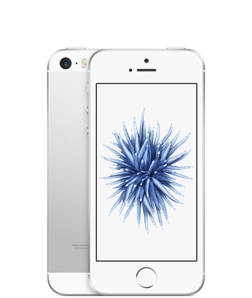 Apple iPhone SE – 16GB – Silver (Unlocked) A1662 (CDMA GSM)