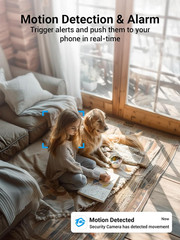 [5G & 2.4G] Indoor/Outdoor Security Camera for Home, Baby/Elder/Dog/Pet Camera w