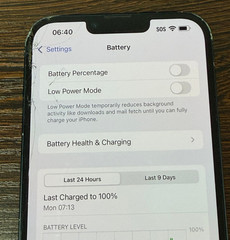 UnlockedApple iPhone 14 Plus – 128GB Black – Crcked Front and Rear Camera – Read