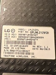 Lot Of 6X LG LML212VL Smartphones For Parts Or Repair!